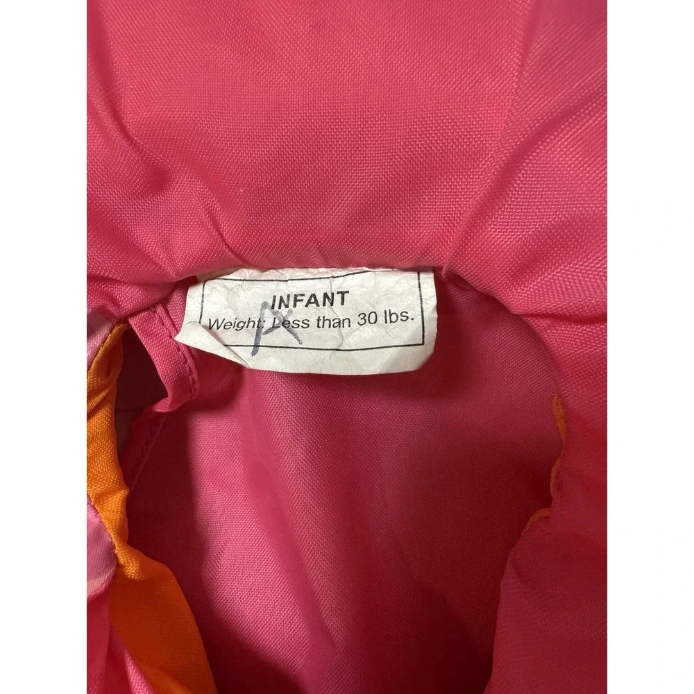 Stearns Infant Life Jacket With Head Support US coast Guard Approved Under 30 Lb
